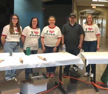 Rothschild Mill employees share love of papermaking during STEM Fest