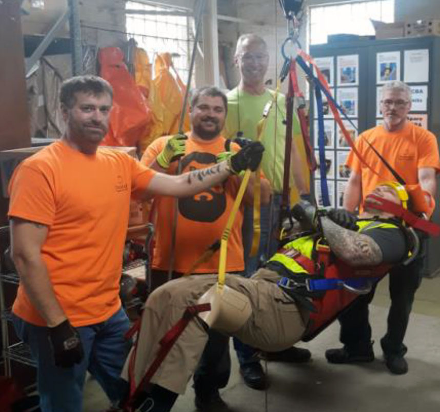 The Confined Space Rescue Team prepares for any emergency, focusing on proactive measures and ensuring the proper equipment is always in place.
