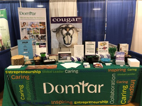 Domtar Rothschild Showcases Cougar Brand at Wausau Business Expo